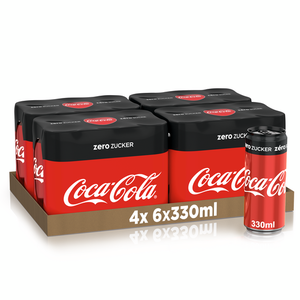 COCA-COLA ZERO CANS 0.33(4X6)