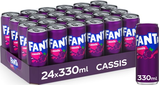 FANTA CASSIS CANS 0.33 (24)