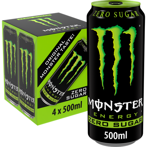 MONSTER CANS 0.5 (4) ZERO