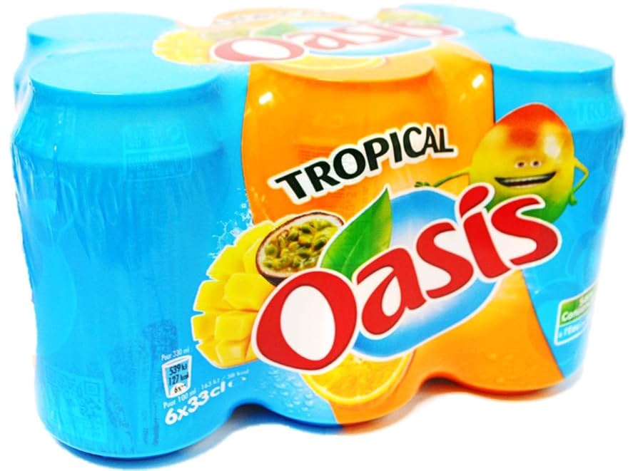 OASIS CANS 0.33 (6) TROPICAL