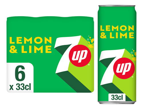 SEVEN UP CANS 0.33 (6) SLK
