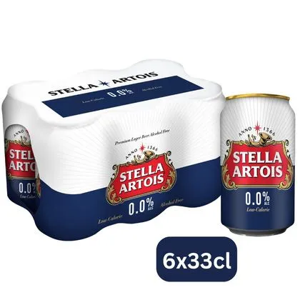 STELLA 0,0% CANS 0.33 (6)
