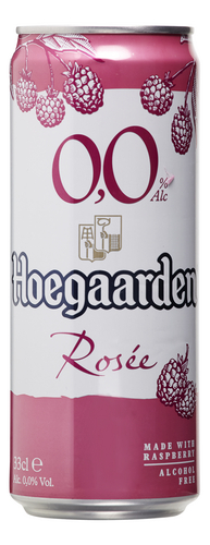 HOEGAARDEN 0.0% ROSE CANS
