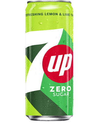 SEVEN UP ZERO CANS 0.33