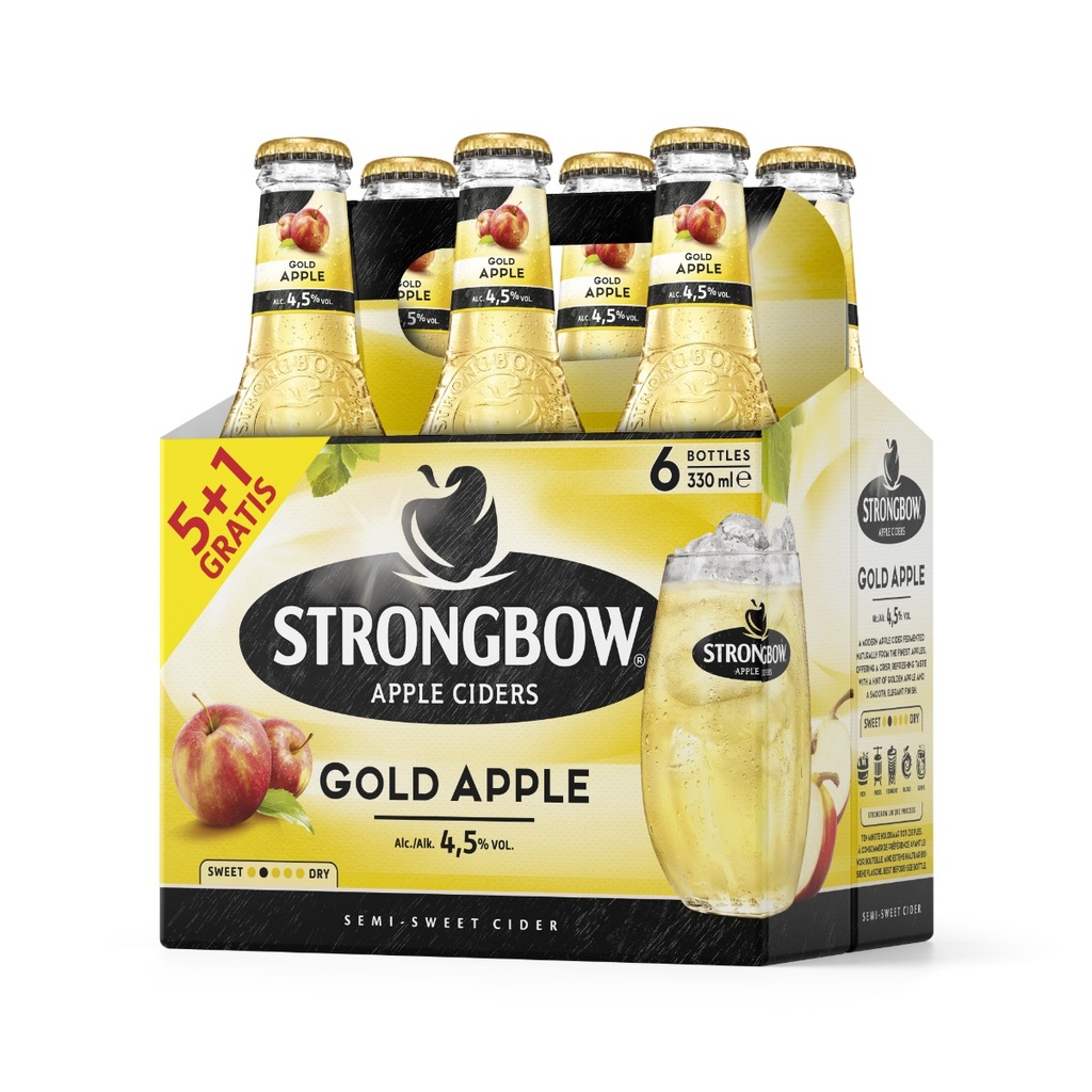 STRONGBOW GOLD APPL 1/3 (6)5+1
