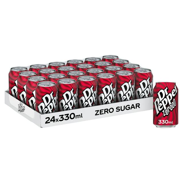 DR PEPPER ZERO CANS 0.33 (24)