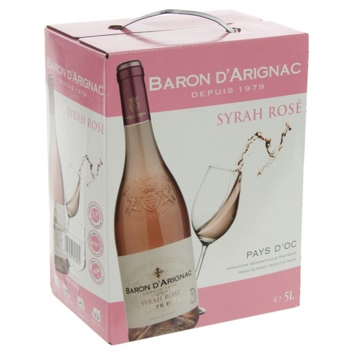 [82058] BARON D'ARIGNAC 5L ROSE
