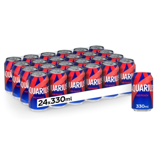 [25078] AQUARIUS CANS RED PEACH 0.3(24