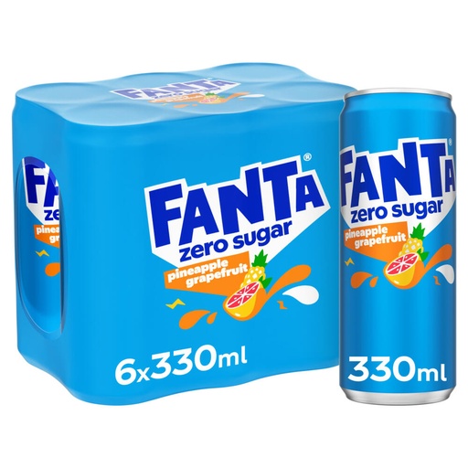 [26205] FANTA PINE ZERO CANS 0.33 (6)
