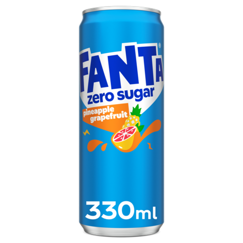 [25161_S] FANTA PINE ZERO CANS 0.33
