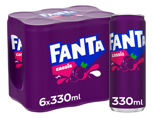 [26445] FANTA CASSIS CANS 0.33 (6)